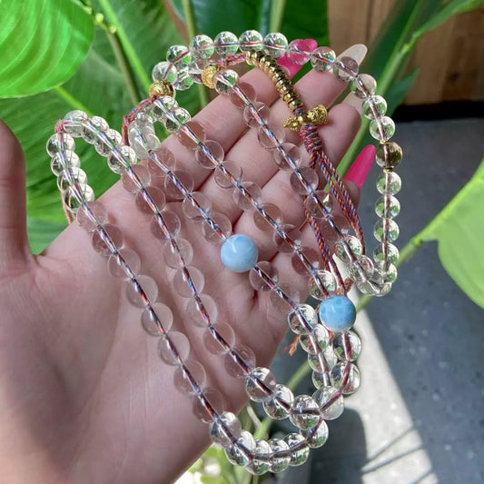Clear Serenity Prayer Beads