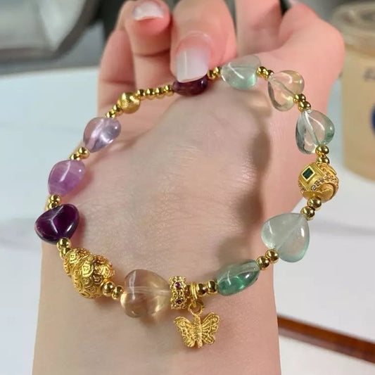 Heart Fluorite Glow
