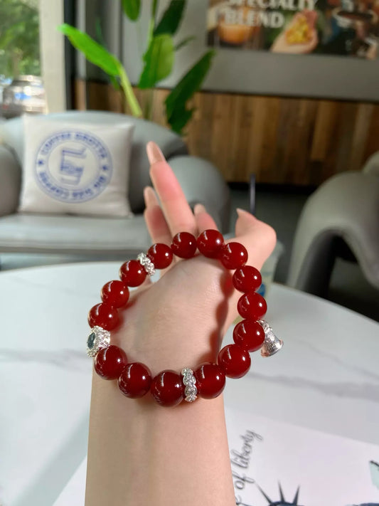 Cinnabar Red Agate