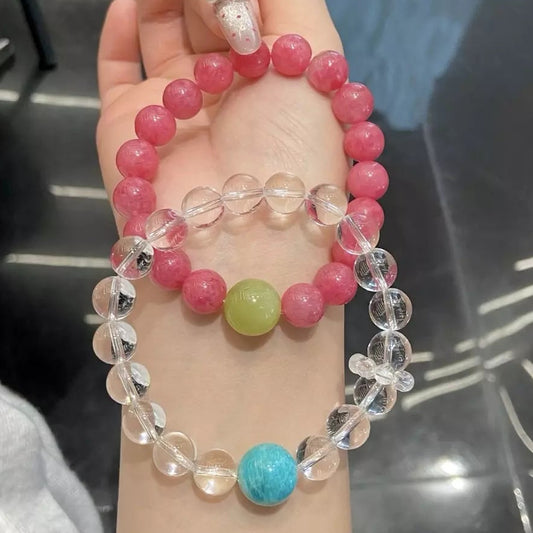 Pink White Crystal