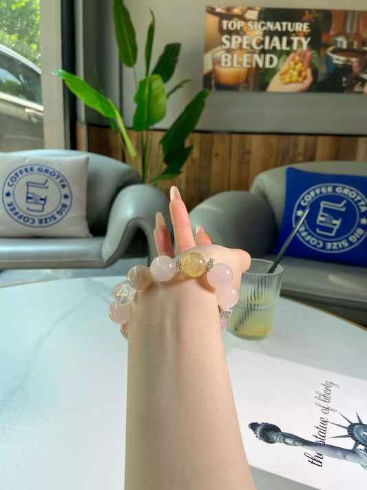 Pinkish Lunar Citrine