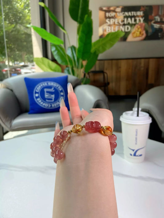 Cherry Crystal Cluster
