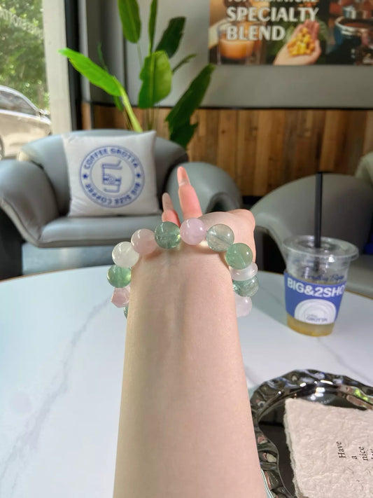 Pink Jade &amp; Green Shadow