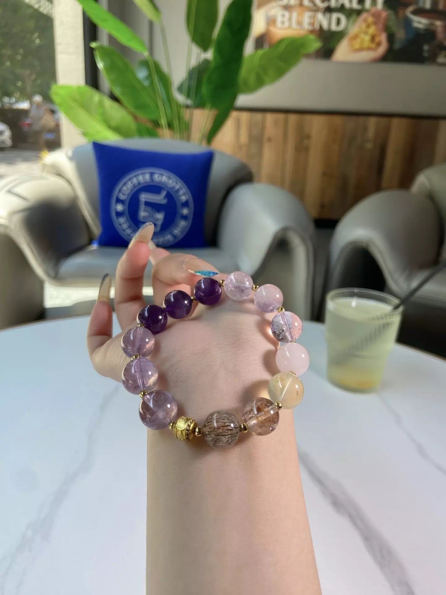 Black Purple Golden Glow