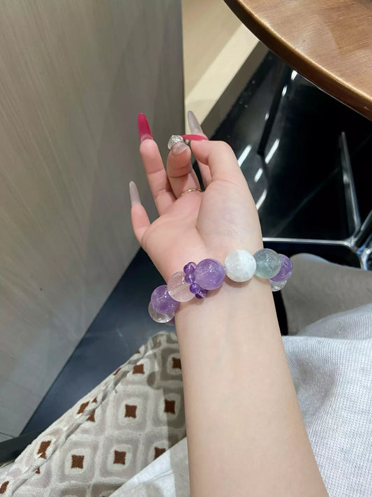 Purple Crystal Flowing Light