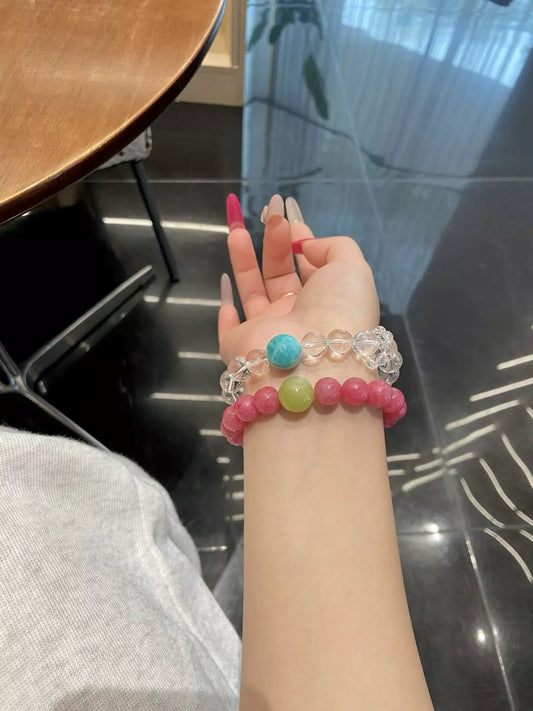 Pink White Crystal